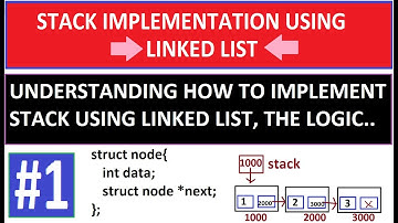 stack data structure | stack implementation using linked list | part 1