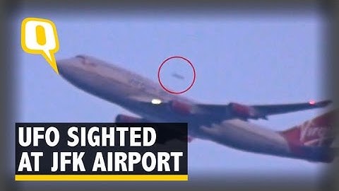 Is It a Bird, an Alien or Superman? UFO Sighted at JFK Airport, New York