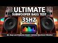 ULTIMATE 🔥 35HZ SUBWOOFER BASS TEST 🔊 JBL Deep Low Frequency Sound | Extreme Bass Boost Vibration