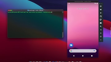 Macbook Pro 2020 with M1 chip running Android emulator on real world project [React Native]