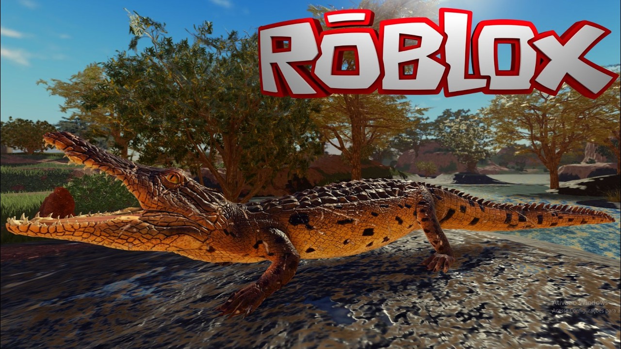 FUI HUMILHADO😔 no SAVANNAH LIFE da ROBLOX ! GAMEPLAY de CROCODILO #roblox #savannahlife
