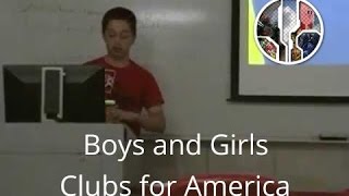 Speech 3 for COM 101 - Boys and Girls Clubs of America
