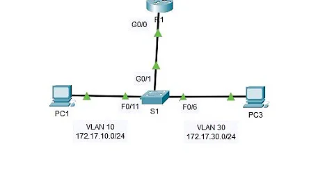 4.2.7 Packet Tracer - Configure Router on a Stick Inter VLAN Routing @joy77772