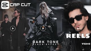 Trendy Black Effect Video Editing || #capcut #moody #black 🖤🔥