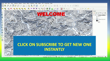 HOW TO GENERATE CONTOUR USING SRTM DATA LIKE TOPOGRAPHICAL MAP IN QGIS 3.12
