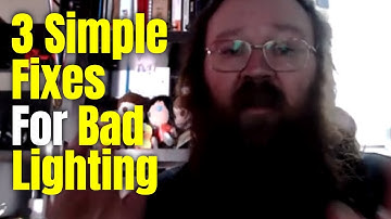 Simple Fixes for Common Lighting problems in your youtube videos and live streams