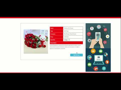 Python Django and MySQL Project on Online Gift Store