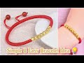 Simple &amp; Easy Bracelet Idea for Beginners | Creation&amp;you