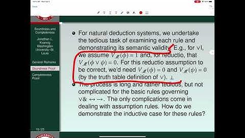 Soundness and Completeness