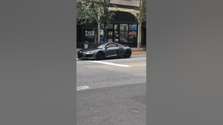 Loud Audi R8 V8 #shorts