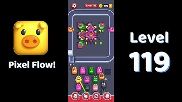 🎮 Pixel Flow Level 119 Walkthrough 💥 | SolutionGuruji