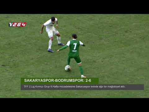 Sakaryaspor-Bodrumspor Maçının Özeti: 2-6