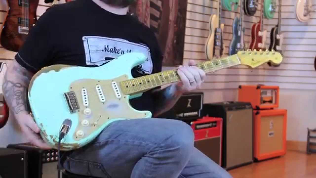 Fender Custom Shop MVP Series 1956 Stratocaster Heavy Relic demo by Make'n Music feat Josh Smith