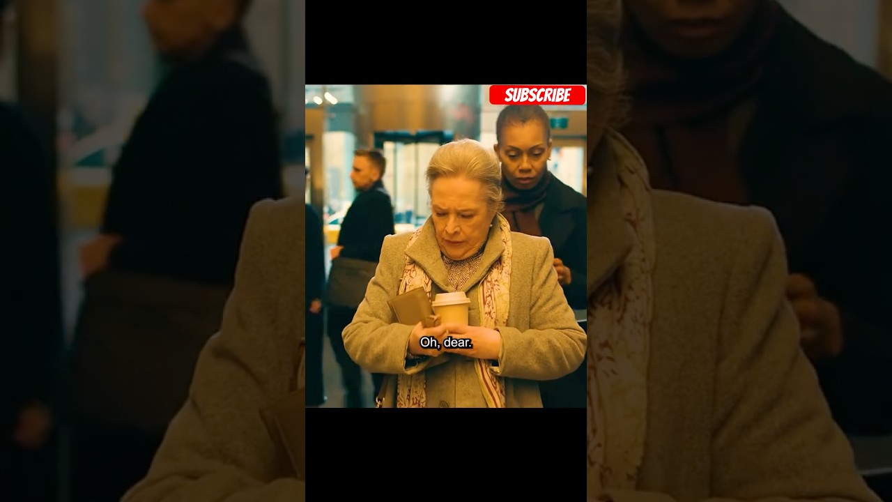 The old lady is a bit lost 