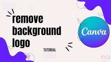 How to remove background on Canva logo