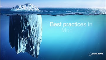 Maintenance Maintenance Management best practices, the overview