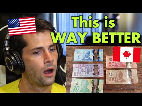 American Reacts To Canadian Money