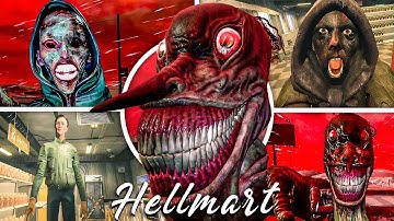 HELLMART Demo - Full Game Walkthrough & Ending