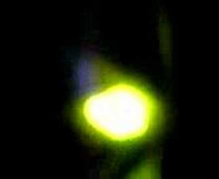 Blurry footage of a firefly in Tokiwa, Yokkaichi, in Mie-Ken Japan, taken at about 1:30am on June 13, 2007.