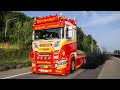 ECKHARDT SCANIA S650 V8 NextGeneration LOUD Open Pipe sounds + smoke [ONBOARD]