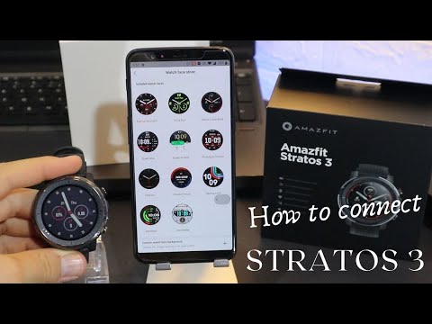 How to connect Amazfit Stratos 3 to Phone Zepp (Amazfit) Android App