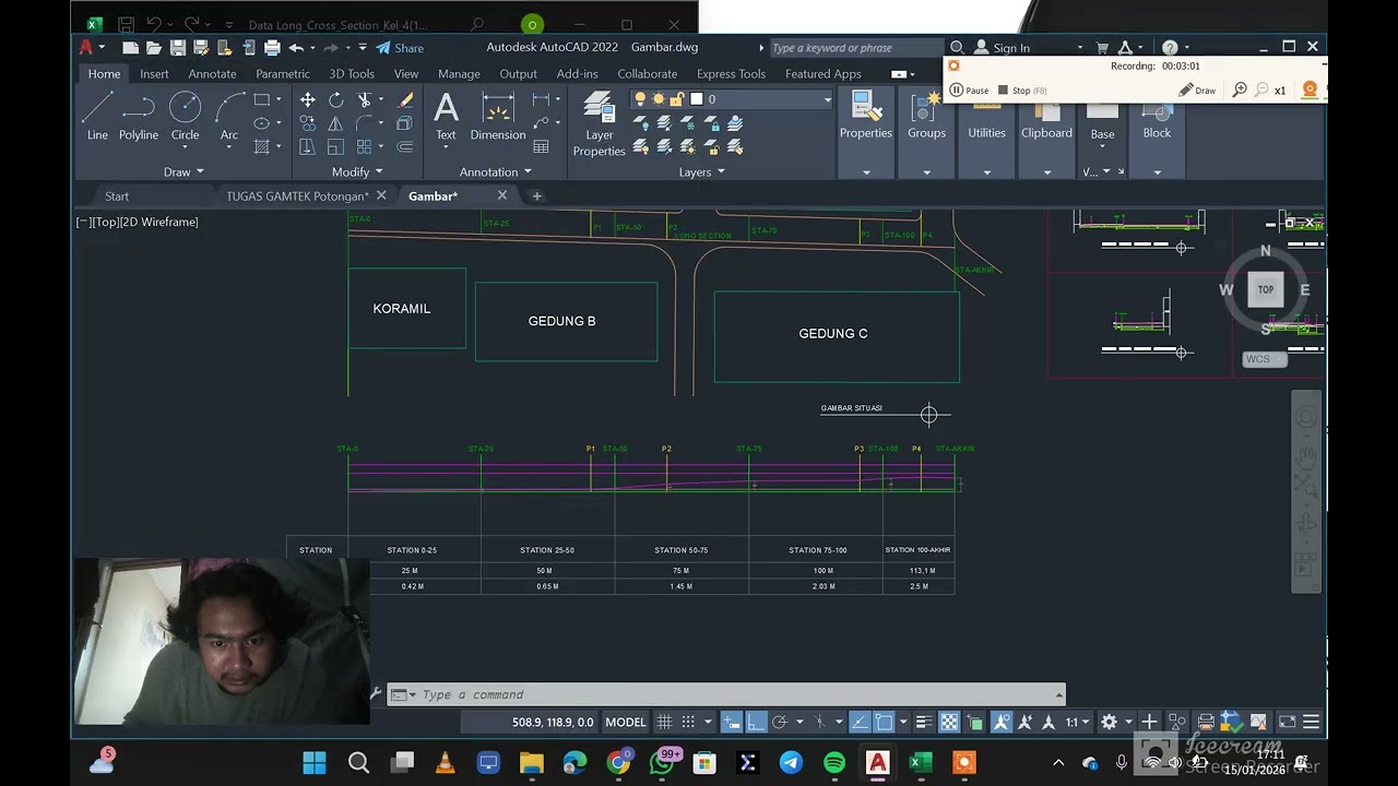 VIDIO LOMG CROS SECTION AKBAR BARU 1