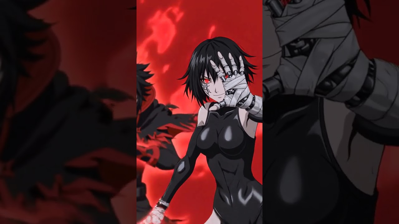 Itachi Vs lady monster fighting 