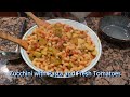 Italian Grandma Makes Zucchini with Pasta and Fresh Tomatoes