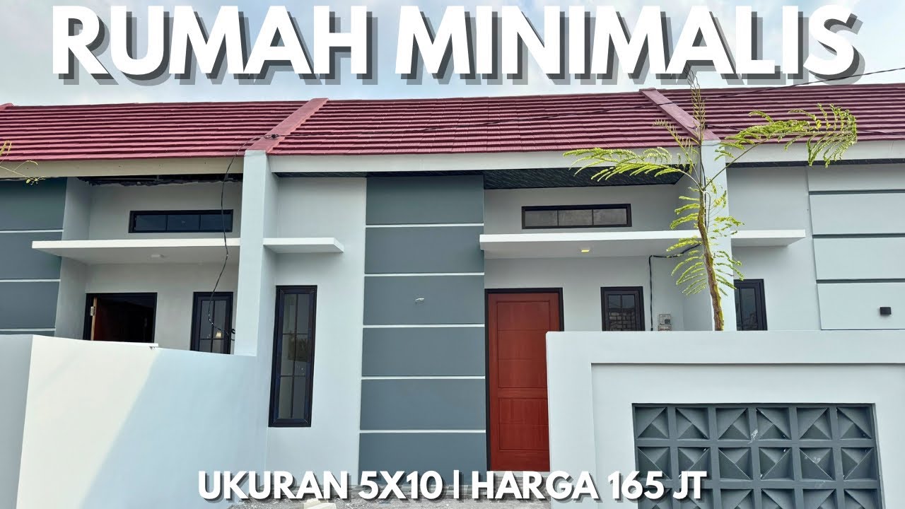 RUMAH MINIMALIS | UKURAN 5X10 | HARGA 165 JT 