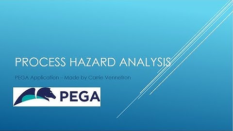 Process Hazard Analysis - Pega Hackathon Submission Demo - Carrie Vennefron from Segue Technologies