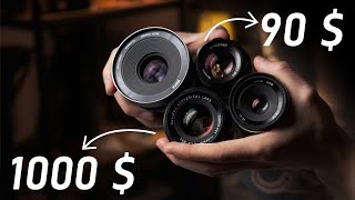 Cheap vs Expensive Lenses | What Lense to Choose? 7Artisans, Fujinon, Meike