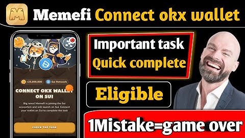 how to Connect OKX Wallet to Memefi in SECONDS! #memefi#connectokxwallet#crypto