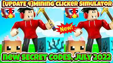 2022 ALL SECRET CODES Roblox [UPD 4] ⛏️Mining Clicker Simulator, NEW CODES, ALL WORKING CODES