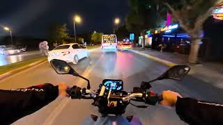 Voge R125 Gece Sürüşü Night Pov