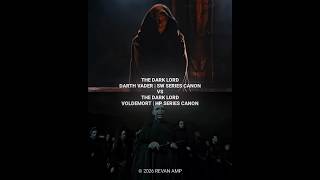 Lord Voldemort vs Darth Vader