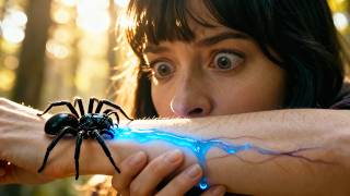 عنكبوت نادر بيلدغ بنت و بيخليها تكتسب قوه خارقه !