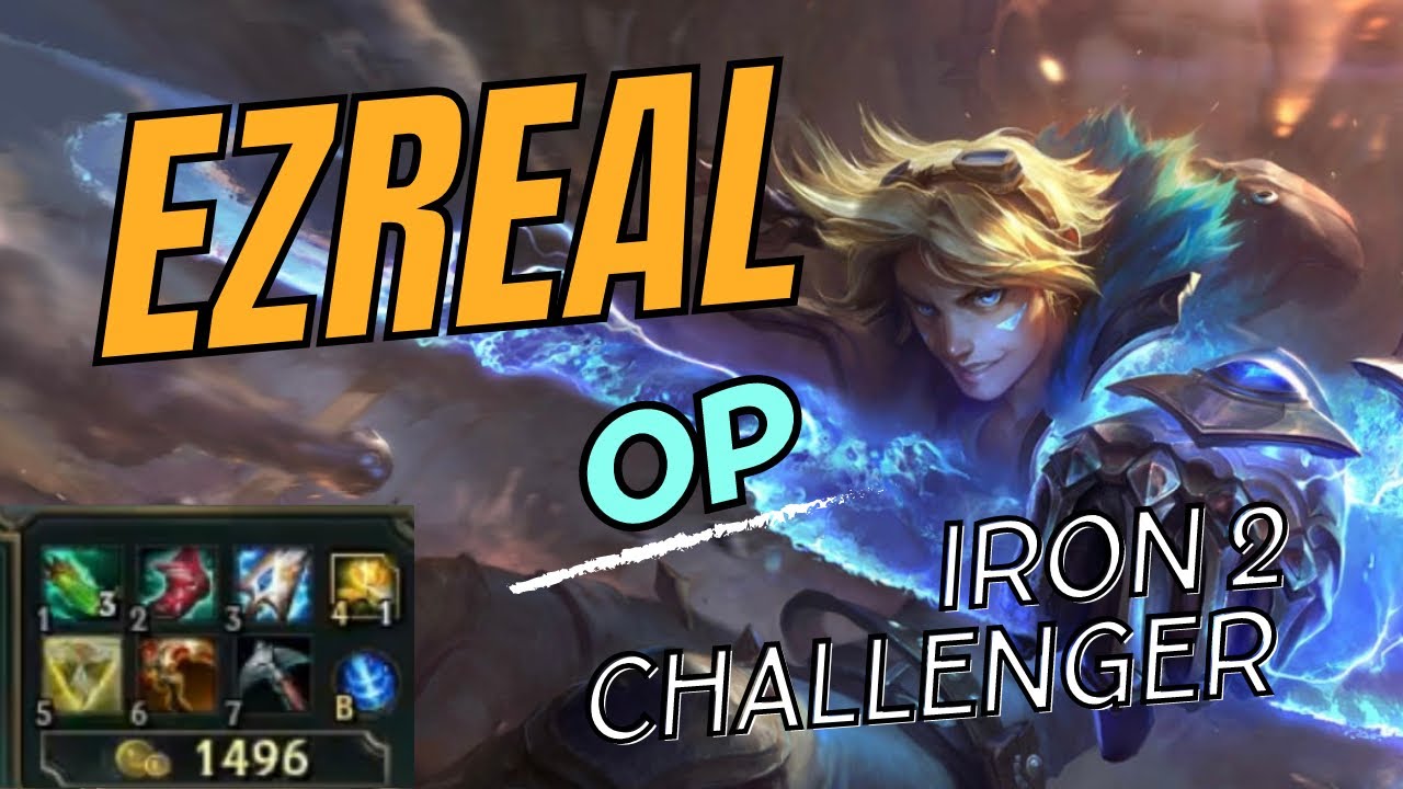 Ezreal LoL S14 Ranked Iron to Challenger Challenge Ezreal buffs op!!