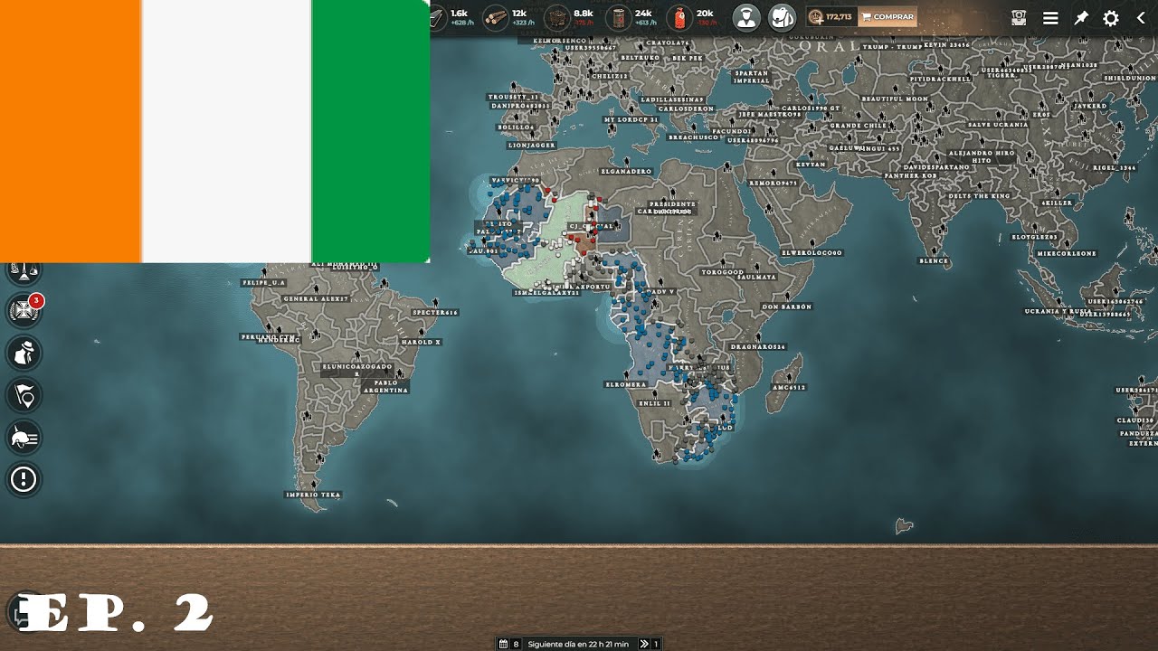 Supremacy 1914 | Costa de Marfil |  Episodio 2 Partida de 500 jugadores