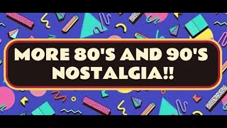 The Killakrane Speaks On.... 80S 90S Nostalgia