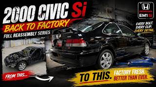 Back to Factory Spec: 2000 Honda Civic Si Full Reassembly (Ep6)