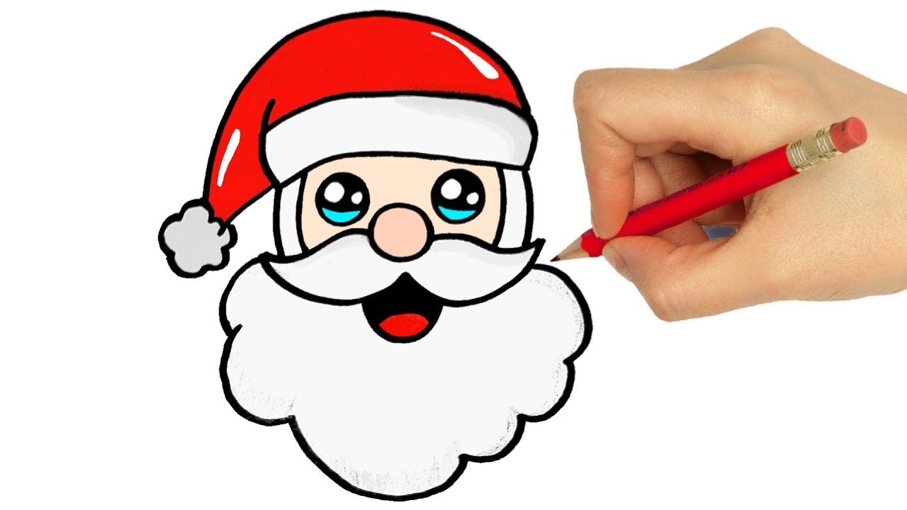 How To Draw Santa Easy Youtube