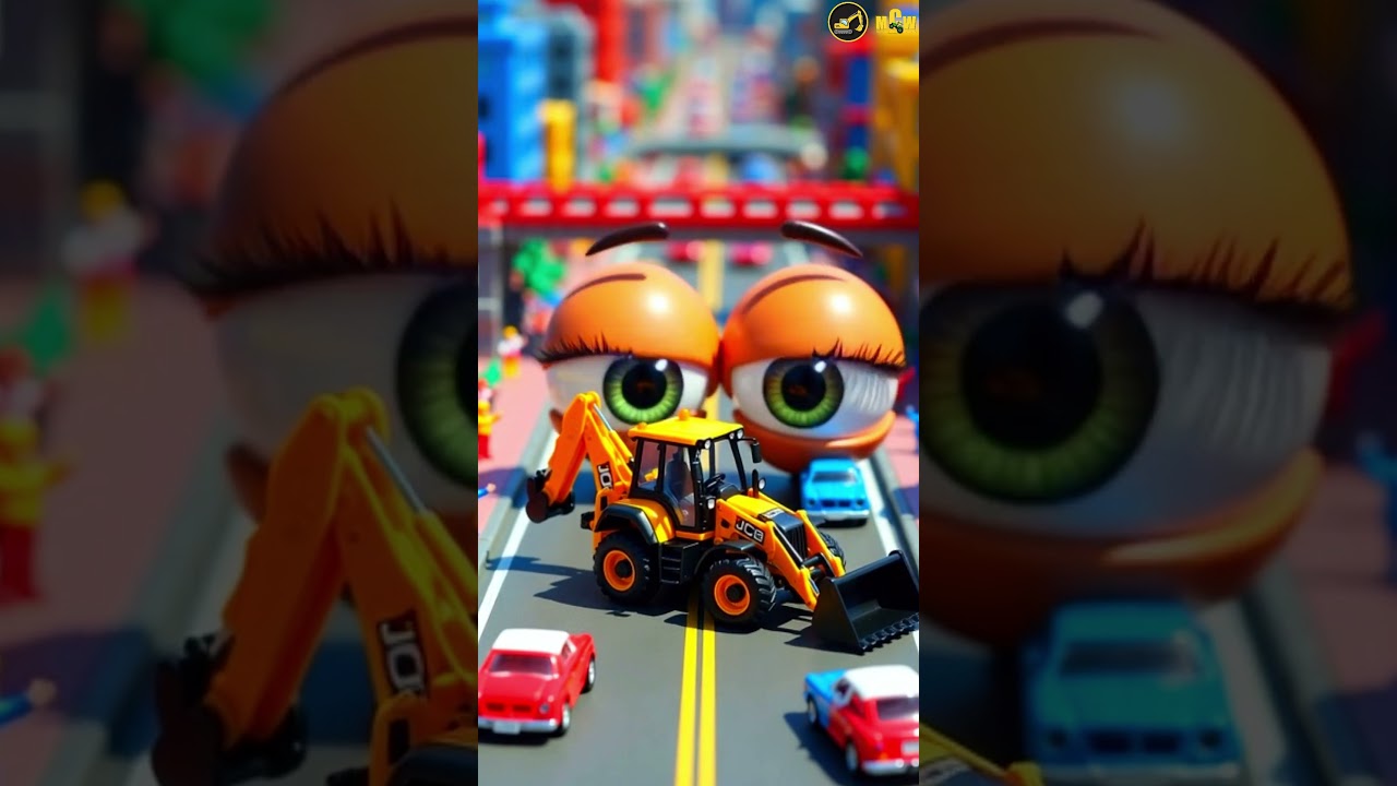 JCB ko road ankhe dikha raha hai 