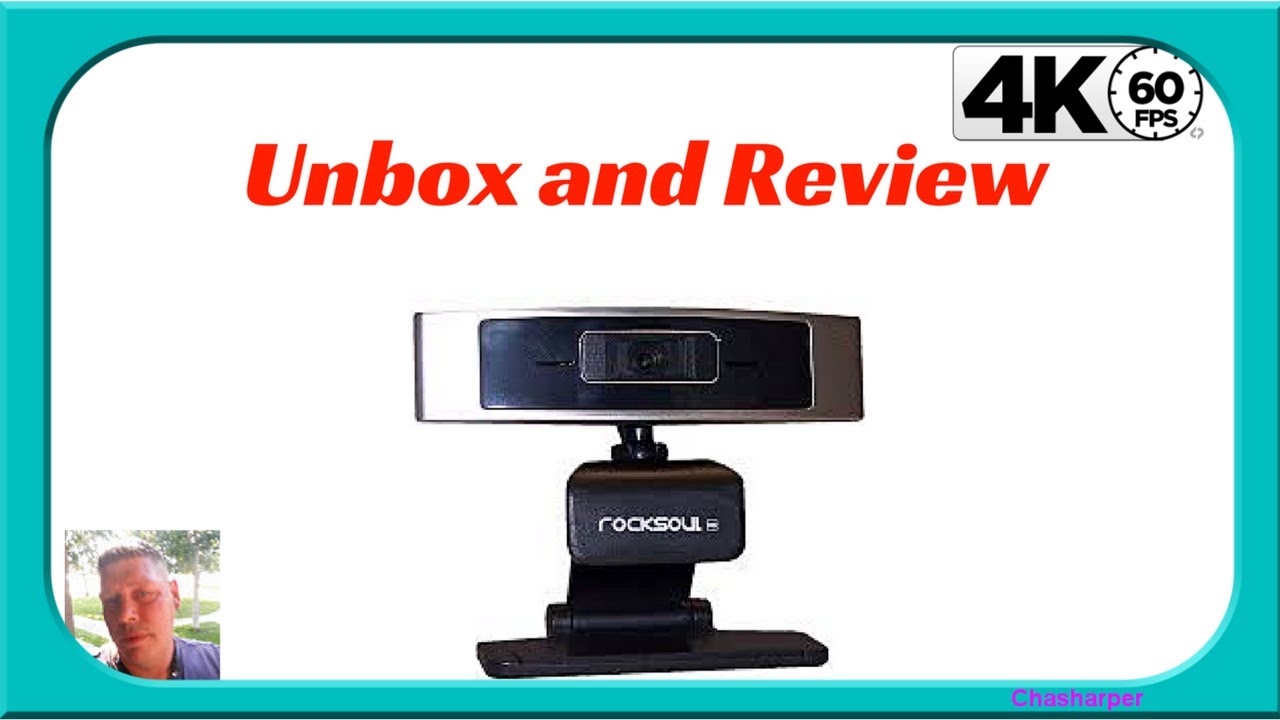 Rocksoul 1080p HD Webcam Unbox and Review (4K) - YouTube