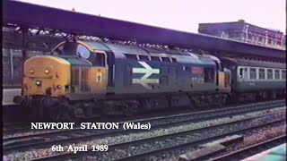 BR in the 1980s  Newport Station Wales on 6th April 1989