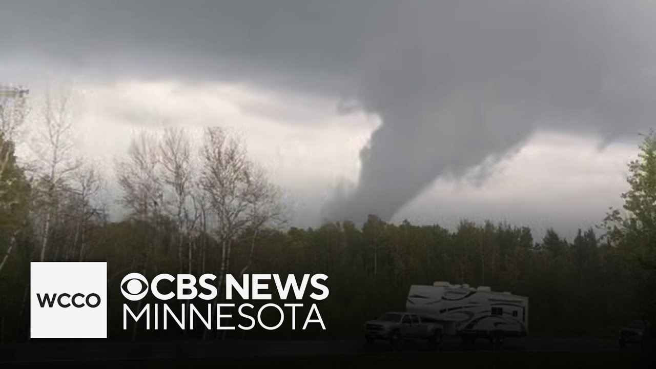 NWS confirms tornado touched down in northern Minnesota - YouTube