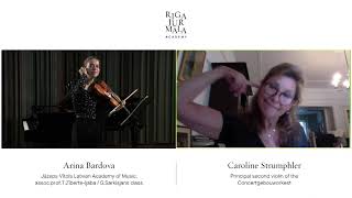 Live violin masterclass with Caroline Strumphler