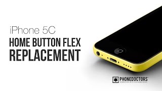 Iphone 5c Home Button Ribbon Flex Cable Replacement Part