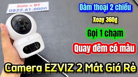 Camera EZVIZ 2 mắt giá rẻ nhất 2025 , Camera giám sát trong nhà mới nhất 2025 bảo hành 2 năm