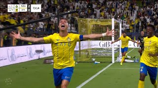 Cristiano Ronaldo Tonight GOALSCORING RECORD with Al Nassr vs Al Ittihad | 1080i HD