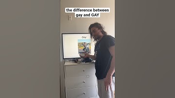gay vs GAY #shorts #comedy #funny